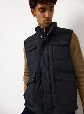 Black Padded Gilet