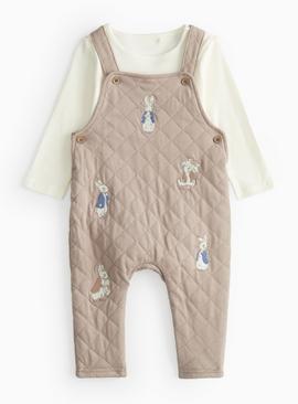 Peter Rabbit Dungaree & Bodysuit Set