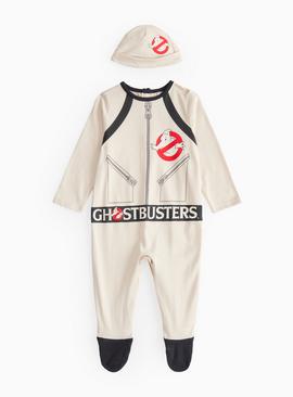 Halloween Ghostbuster Printed Sleepsuit & Hat