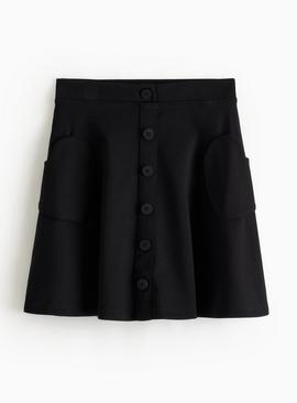 Heart Pocket Jersey Skirt