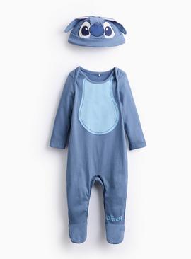 Hallowen Disney Stitch Sleepsuit & Hat Set