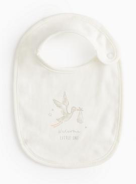 Unisex Stork Milk Bib One Size