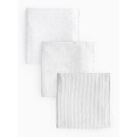 Printed Muslin Cloths 3 Pack One Size