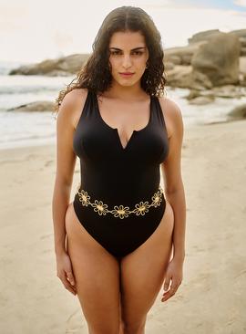 SIMPLY BE Magisculpt Contour Me V Wire Swimsuit