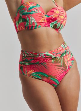 SIMPLY BE Magisculpt Twist Front High Waist Bikini Brief Multi