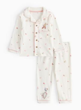 Peter Rabbit Cream Flower Printed Pyjamas 12-18 months