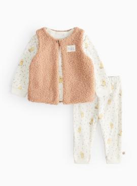 Winnie The Pooh Borg Gilet 3 Piece Set