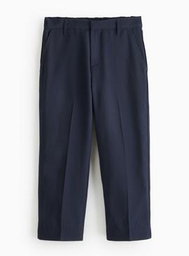 4 Pack Trousers with Reinforced Knees & Extendable Hem Generous Fit