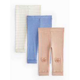 Bear Print Leggings 3 Pack