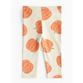 Halloween Pumpkin Print Leggings