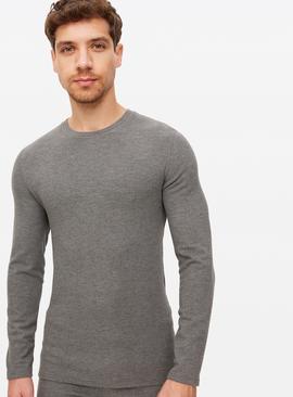 Grey Maximum Warmth Thermal Fleece Top