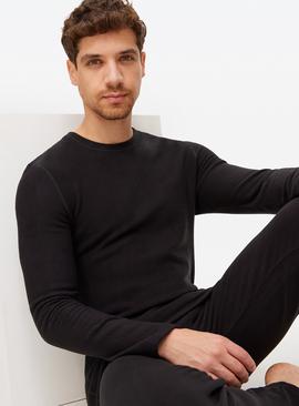 Black Maximum-Warmth Plus Thermal Fleece Top