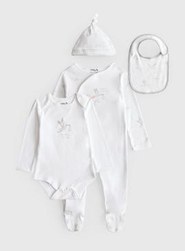 Stork Printed 4-Piece Starter Set