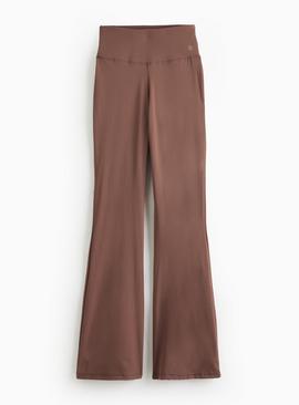 REAKTIV Taupe Soft Touch Yoga Kick Flare Legging