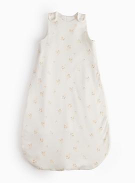 Cream Floral Print 1.5 Tog Sleeping Bag 18-24 months