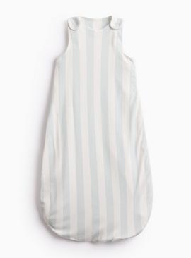 Blue Stripe Print 0.5 Tog Sleeping Bag