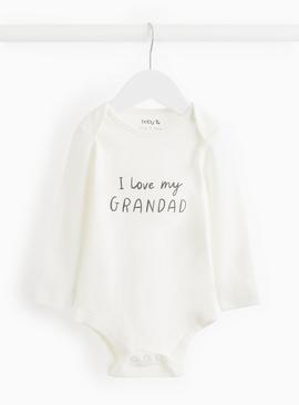 I Love My Grandad Slogan Bodysuit