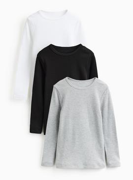 Long Sleeve Thermal Tops 3 Pack