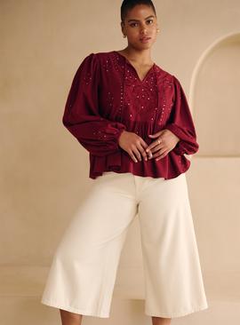 Embroidered Boho Blouse