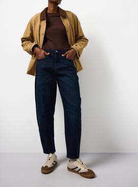 Barrel Leg Denim Jeans