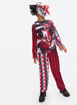 Halloween Clown Fancy Dress Costume