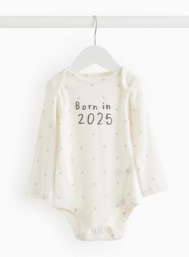 Born In 2025 Slogan Bodysuit