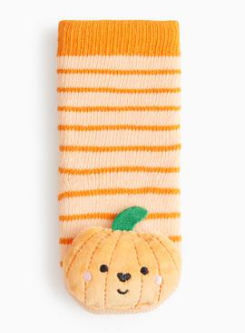 Halloween Pumpkin Printed Rattle Socks