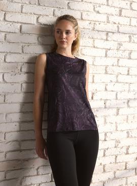 REAKTIV Purple Snake Print Swing Vest Top