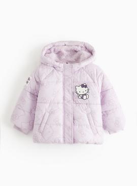 Hello Kitty Lilac Padded Puffer Coat