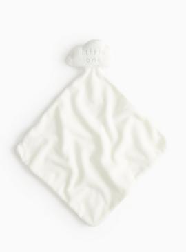 Plush Cloud Detail Baby Comforter One Size