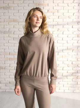 REAKTIV Luxe Lounge High Neck Soft Touch Top