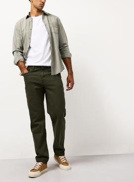 Denim Straight Leg Jeans