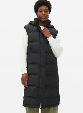 Black Padded Duvet Gilet