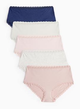 Soft Modal Blend Shorts Knickers 5 Pack