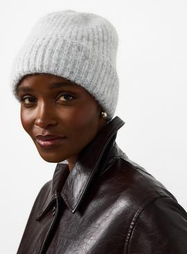 Premium Grey Marl Knitted Beanie One Size