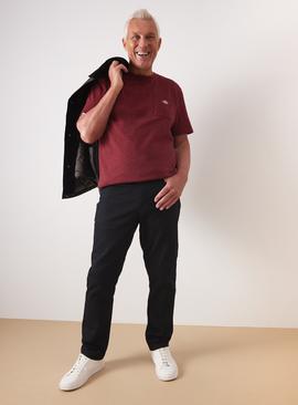 UNION WORKS Black Denim Straight Leg Jeans