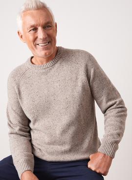 UNION WORKS Neppy Knitted Crew Jumper