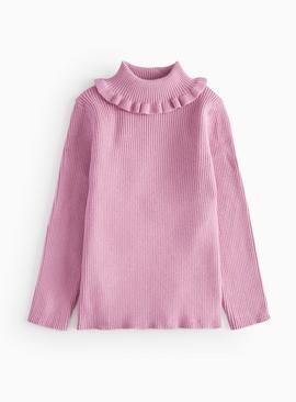 Roll Neck Knitted Top