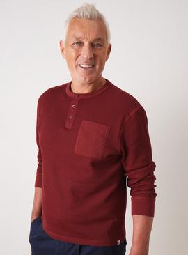 UNION WORKS Waffle Henley T-Shirt