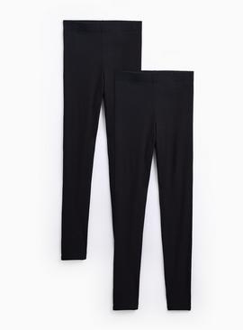 Black Maximum Warmth Thermal Leggings 2 Pack