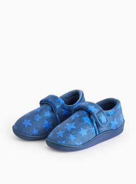 Navy Star Cupsole Slippers