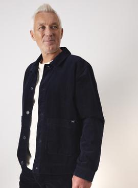 UNION WORKS Navy Corduroy Shacket