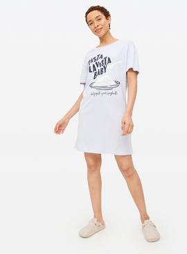 Pasta La vista Baby Print Jersey Core Sleep Tee