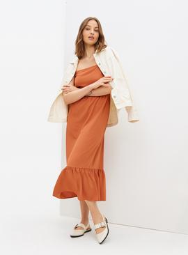 Orange Cami Maxi Dress