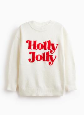 Matching Family Kids' Christmas Slogan Jumper