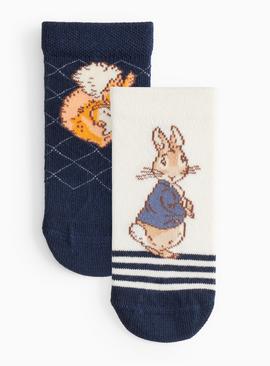 Peter Rabbit Blue Socks 2 Pack