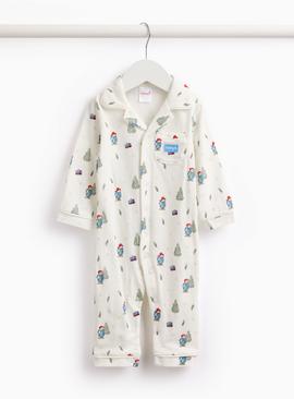 Paddington Christmas Printed Cotton Romper