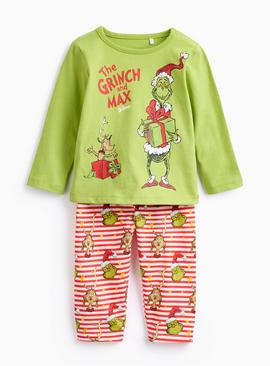 Unisex Grinch Pyjama Set 12-18 months