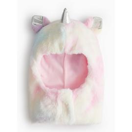 Rainbow Unicorn Faux Fur Balaclava