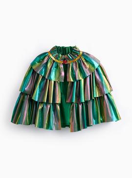 Christmas Tree Fancy Dress Cape One Size